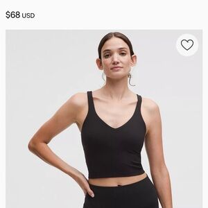 Lululemon Align™ Tank Top Size 10 in Black